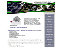 Tablet Screenshot of jfmappraisals.com